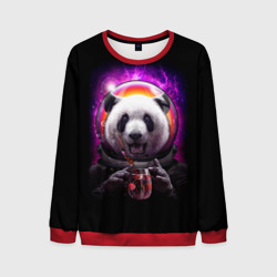 Мужской свитшот 3D Panda Cosmonaut