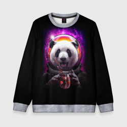 Детский свитшот 3D Panda Cosmonaut