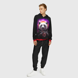 Мужской костюм с толстовкой 3D Panda Cosmonaut - фото 2