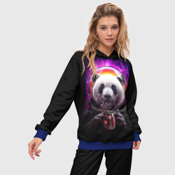 Женский костюм с толстовкой 3D Panda Cosmonaut - фото 2