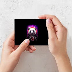 Поздравительная открытка Panda Cosmonaut - фото 2
