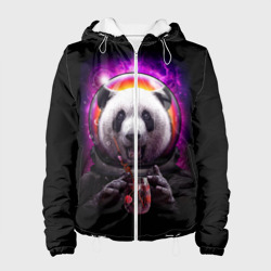 Женская куртка 3D Panda Cosmonaut