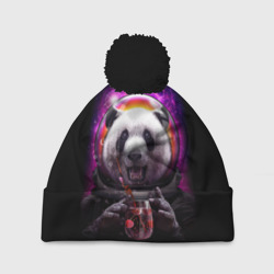 Шапка 3D c помпоном Panda Cosmonaut