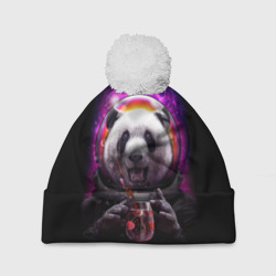 Шапка 3D c помпоном Panda Cosmonaut