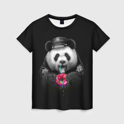 Женская футболка 3D Donut Panda