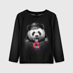 Детский лонгслив 3D Donut Panda