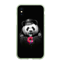Чехол для iPhone XS Max матовый Donut Panda