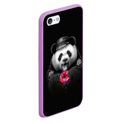 Чехол для iPhone 5/5S матовый Donut Panda - фото 2