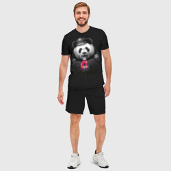 Мужской костюм с шортами 3D Donut Panda - фото 2