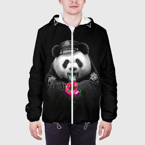 Мужская куртка 3D Donut Panda, цвет 3D печать - фото 4