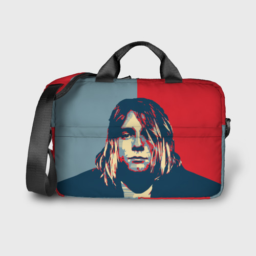 Сумка для ноутбука 3D Kurt Cobain, цвет 3D печать