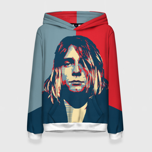 Женская толстовка 3D Kurt Cobain, цвет 3D печать