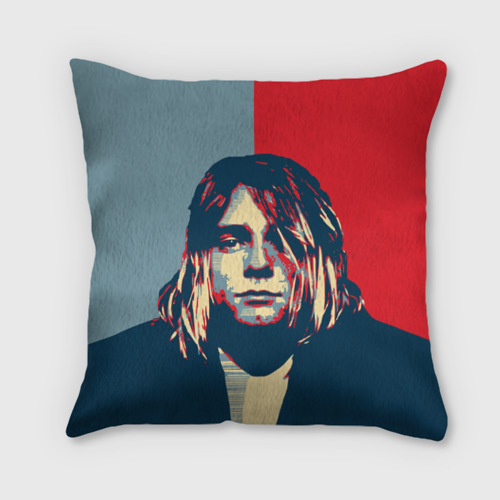 Подушка 3D Kurt Cobain