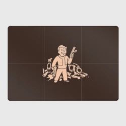 Волт-бой с оружием Fallout 4