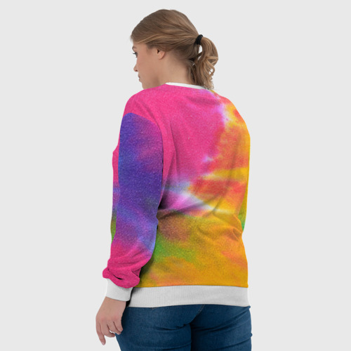 Женский свитшот 3D Knitting, цвет 3D печать - фото 7