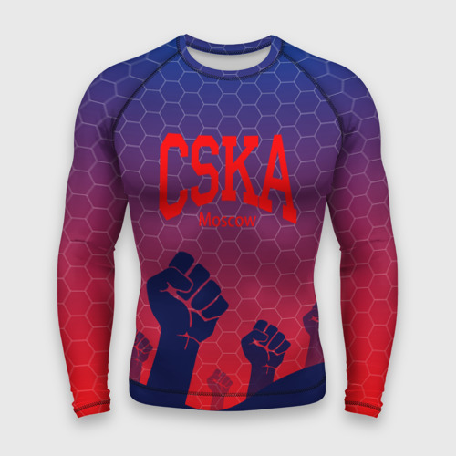 Мужской рашгард 3D CSKA Msk, цвет 3D печать