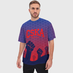 Мужская футболка oversize 3D CSKA Msk - фото 2