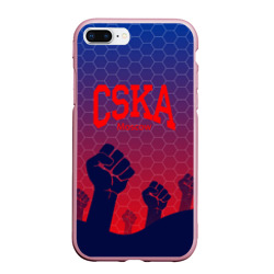 Чехол для iPhone 7Plus/8 Plus матовый CSKA Msk