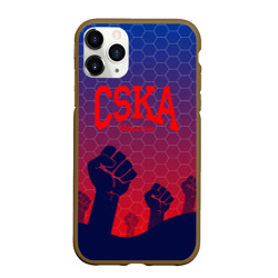 Чехол для iPhone 11 Pro матовый CSKA Msk