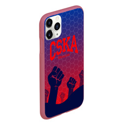 Чехол для iPhone 11 Pro Max матовый CSKA Msk - фото 2