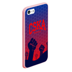 Чехол для iPhone 5/5S матовый CSKA Msk - фото 2