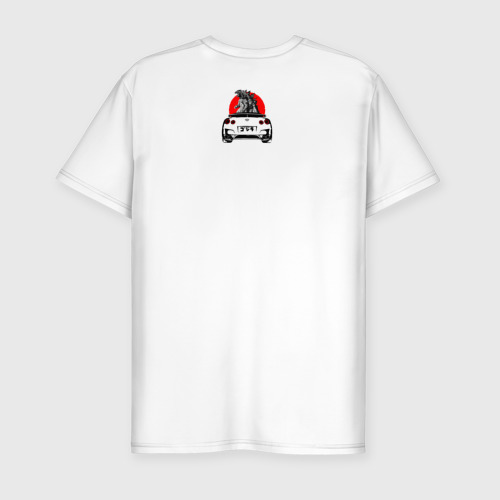 Мужская футболка хлопок Slim GT-R, цвет белый - фото 2