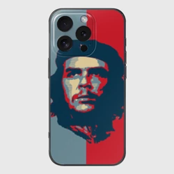 Чехол для iPhone 16 Pro силиконовый с защитой камеры Che Guevara