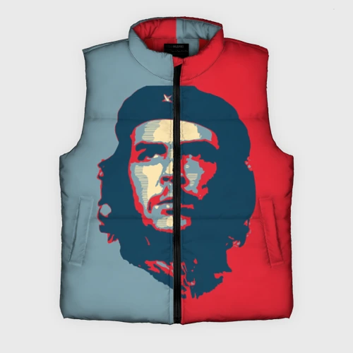 Мужской жилет утепленный 3D Che Guevara