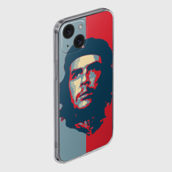 Чехол для iPhone 15 силиконовый с защитой камеры Che Guevara - фото 2