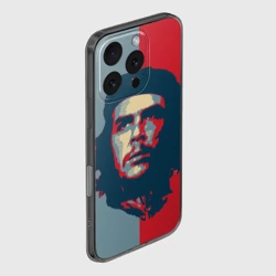 Чехол для iPhone 16 Pro силиконовый с защитой камеры Che Guevara - фото 2