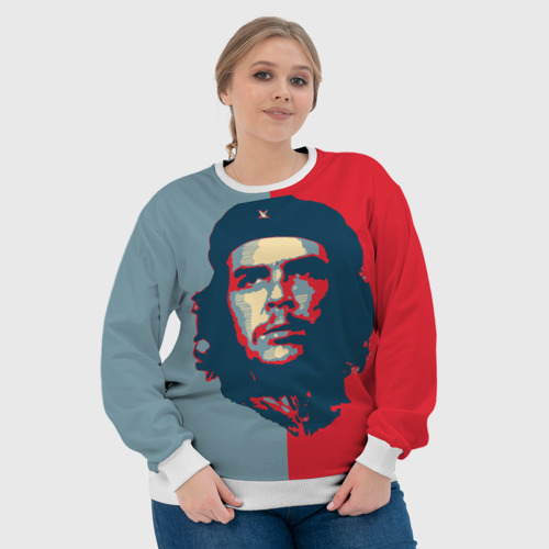 Женский свитшот 3D Che Guevara, цвет 3D печать - фото 6