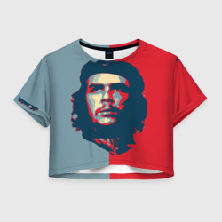 Женская футболка Crop-top 3D Che Guevara