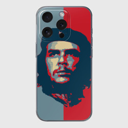Чехол для iPhone 15 Pro силиконовый с защитой камеры Che Guevara