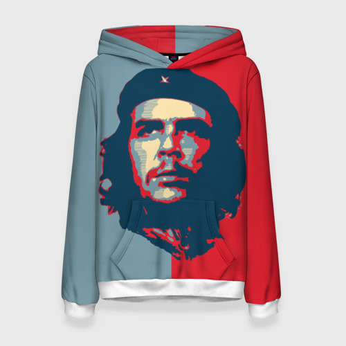 Женская толстовка 3D Che Guevara, цвет 3D печать