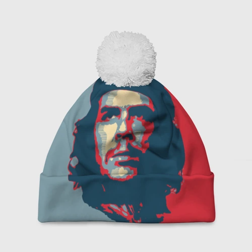 Шапка 3D c помпоном Che Guevara