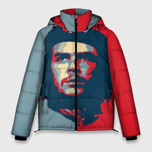 Мужская зимняя куртка 3D Che Guevara
