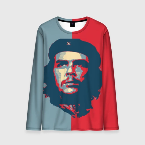 Мужской лонгслив 3D Che Guevara