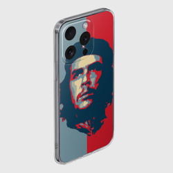 Чехол для iPhone 15 Pro силиконовый с защитой камеры Che Guevara - фото 2