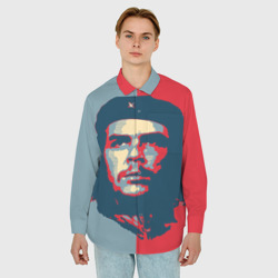 Мужская рубашка oversize 3D Che Guevara - фото 2