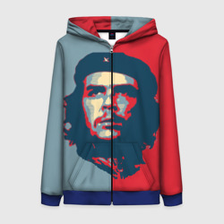 Женская толстовка 3D на молнии Che Guevara