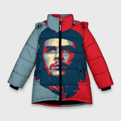 Зимняя куртка для девочек 3D Che Guevara