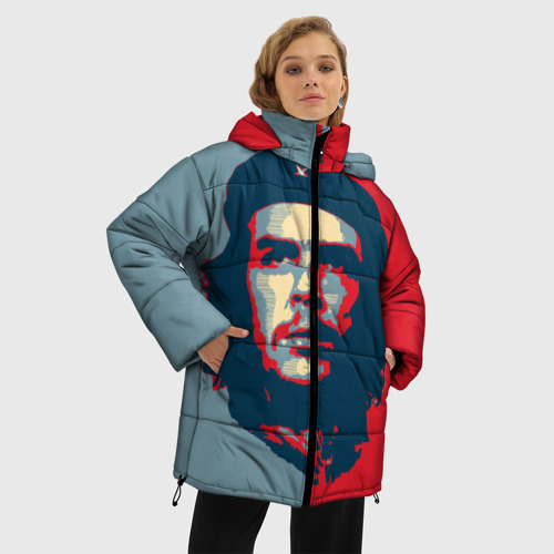 Женская зимняя куртка Oversize Che Guevara, цвет светло-серый - фото 3