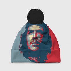 Шапка 3D c помпоном Che Guevara