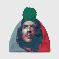 Шапка 3D c помпоном Che Guevara