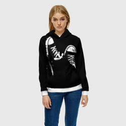 Женская толстовка 3D Кеды - фото 2