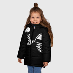 Зимняя куртка для девочек 3D Кеды - фото 2