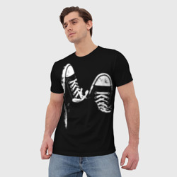 Мужская футболка 3D Кеды - фото 2