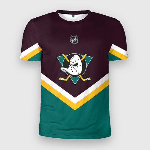 Мужская футболка 3D Slim Anaheim Ducks, цвет 3D печать