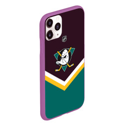 Чехол для iPhone 11 Pro Max матовый Anaheim Ducks - фото 2