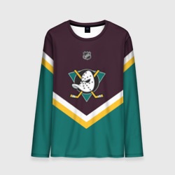 Мужской лонгслив 3D Anaheim Ducks